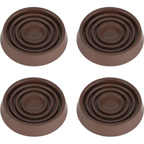 Roulettes pour meubles, diamètre 3 pouces, 4 coupelles en caoutchouc, patins antidérapants adaptés aux lits, canapés, tables, chaises, etc. (1/5)