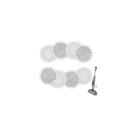 8er-Pack Ersatzpads für Shark S7001, S8001, S8201, S7201, S7000AMZ, S7000, S7005, S7020 und S7001C Dampfreiniger, All-in-One-Dampfreiniger und Scheuerschwamm, waschbares Dirt Grip Scheuerpad – Crezuo