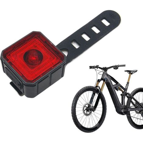 Fahrradbeleuchtung, USB-wiederaufladbare Fahrradlampen, 3,5 x 3,5 cm, wasserdichtes Set für Vorder- und Rücklicht, 3-Modus-LED-Beleuchtung für Rennräder und Mountainbikes (1/5)
