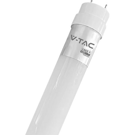 Tube LED V-TAC VT-151, 20W, 6500K, EEK : F, 2100lm, blanc froid, IP20, 150 cm
