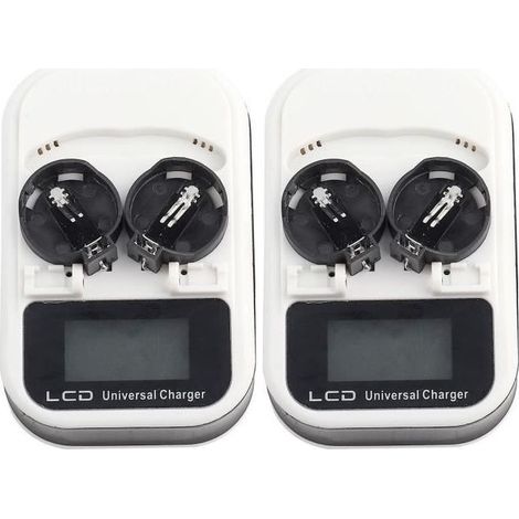 Charger of battery button 2 of - Screen LCD - Rechargeable - AC100-240V (1/4)