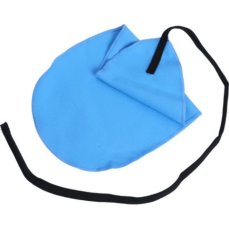Chiffon de nettoyage pour saxophone en forme de A, accessoire d'entretien pour piccolo, flûte et sax, bleu (1/5)