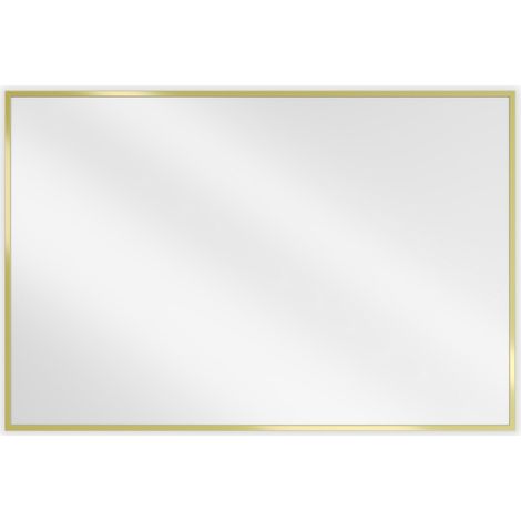 Mexen Loft miroir de salle de bains rectangulaire 90 x 60 cm, cadre doré - 9852-090-060-000-50 (1/5)