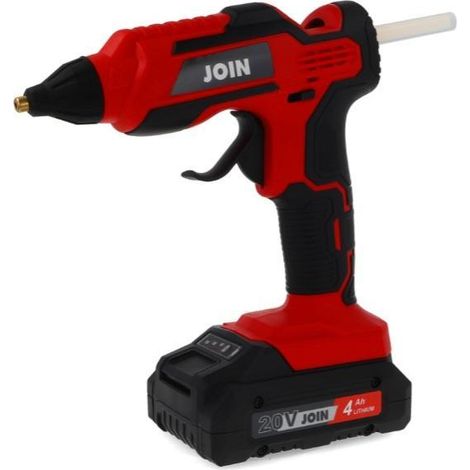 Pistola per colla a caldo cordless ricaricabile alpha elettronica 98-392 utilizzo versatile hobby riparazioni (1/2)