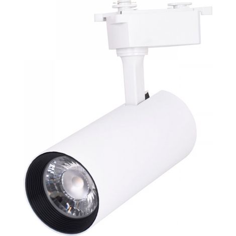 Faretto a binario lineare pro x2 (2 fili) 15w led 1300lm 2700k 36° l.7,4xan.5xh.20cm white (1/3)