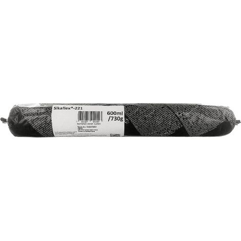 SIKA Sikaflex 221 Mehrzweckklebstoff - Stahlgrau - 600ml Nachfüllpackung