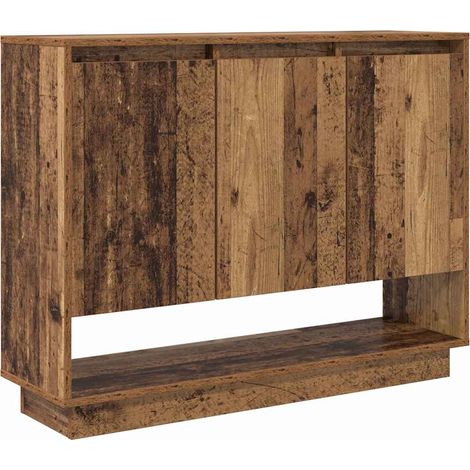 Buffet，Bahut，Meuble de Rangement Bois ancien 97 x 29 x 75 cm Bois d'ingénierie CFW48628 (1/5)