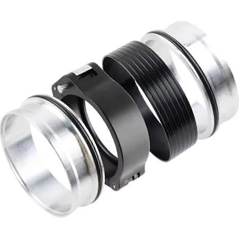 Collier de serrage rapide en aluminium de 7,6 cm (3 pouces) à bande en V 32516 HD pour tuyau d'intercooler, style aiguille de papillon (1/5)
