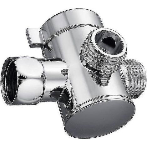 Inverseur de douche à trois voies, chrome brillant (1/5)