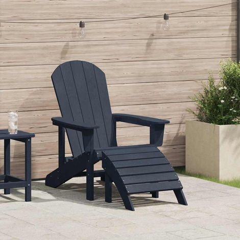 Silla Adirondack Azul Marino 74 x 82 x 92cm HDPE