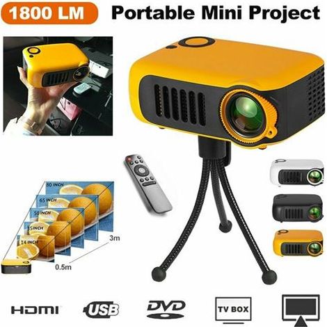 Filiyano-Mini vidéoprojecteur LED Full HD 1080p compatible avec les systèmes home cinéma (1/4)