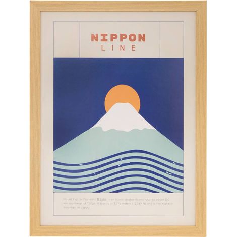 Gerahmtes Nippo-Poster, 30 x 40 cm - (1/5)