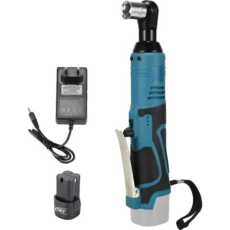 Clé à cliquet électrique, moteur sans balais, design ergonomique, 18V, UE (1/2)