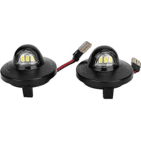 paire de feux de signalisation pour plaque d'immatriculation, compatibles avec Ford F-150 (1990-2014), 12-24 V CC