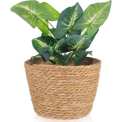 Blumentopf aus Stroh und Pe mit längerer Lebensdauer und
