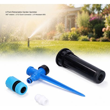 Toivize-Pop-up Sprinkler (1/2" Connection) – ABS – 360° – Garden (1/4)