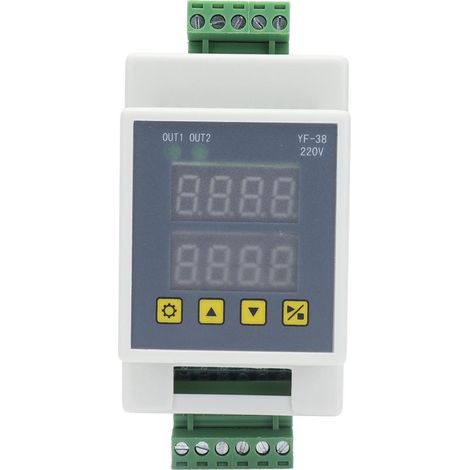Interrupteur à Temporisation Cycle Impulsion Contrôle Multifonction Module YF‑38 AC 220V (1/5)