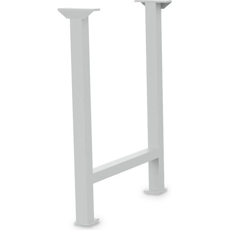 Fußgestell aus Vierkantrohr 50 x 50 x 2 mm Maße in mm (BxTxH): 150 x 650 x 819