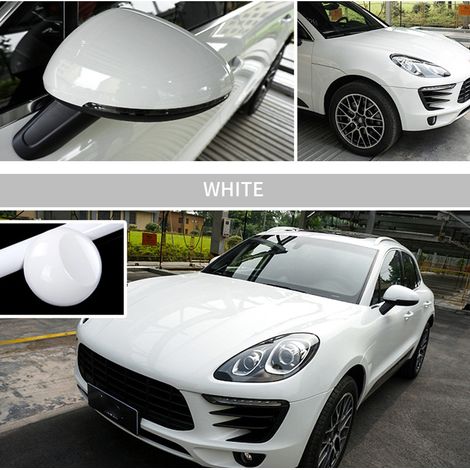 Film vinyle extensible brillant pour la protection de votre voiture, autocollants de covering avec système d'évacuation d'air, accessoires de personnalisation automobile