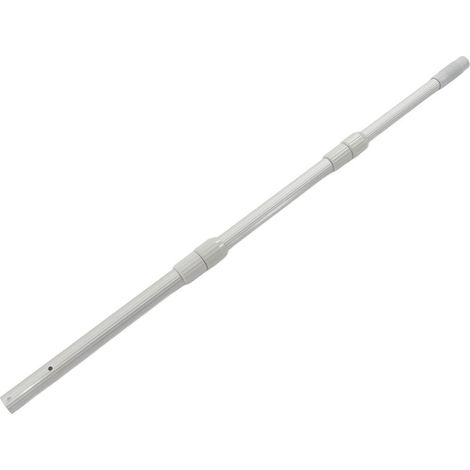 Nettoyeur de piscine Tige télescopique Poignée en alliage d'aluminium renforcé Tige de nettoyage de piscine Filet de pêche Perche de sauvetage 120CM sans trou de suspension 62cm / 2.4in (1/5)