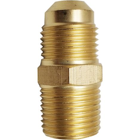 Connecteur 5/8 – 18 UNF mâle à 3/8 NPT, raccord de Tube adaptateur de gaz en laiton H59 anti-fuite pour mise à niveau (1/5)