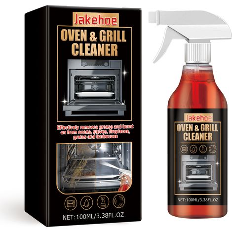 Jakehoe - Nettoyant moussant pour cuisinières et fours - Détartrant, désodorisant et dégraissant spécialement conçu pour les grilles de four (1/5)