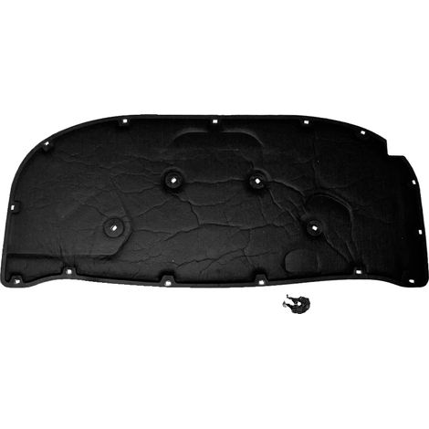 Alfombrilla aislante para capó, absorción acústica, protección térmica, negra. (1/2)