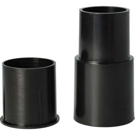 2 adattatori per aspirapolvere per bocchetta, tubo/manico dell'aspirapolvere con attacco da 32 e 35 mm - nero, plastica