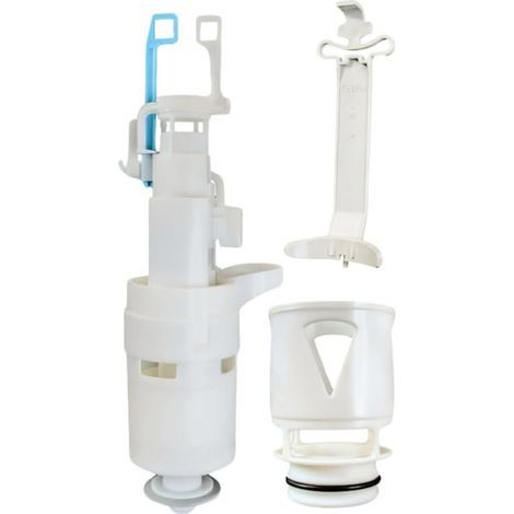 - Flush Mechanism - Concealed Cistern - Dual Flush - Compatible with Winner 2004-2014 - For Toilets - White