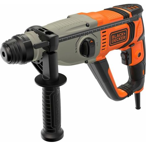 Black & Decker – Marteau perforateur filaire 800W – Énergie d'impact 2,2 joules – SDS-plus pour béton et maçonnerie – Conception ergonomique - BEHS02A-QS (1/5)