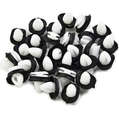 Lot de 100 clips de fixation pour portes de voiture avec joint en caoutchouc 9 mm, clips pour pare-chocs Citroën Jumper, Peugeot Boxer, Fiat (1/5)