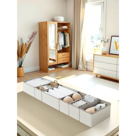 Sistema de organización de almacenamiento organizador Set Blanco