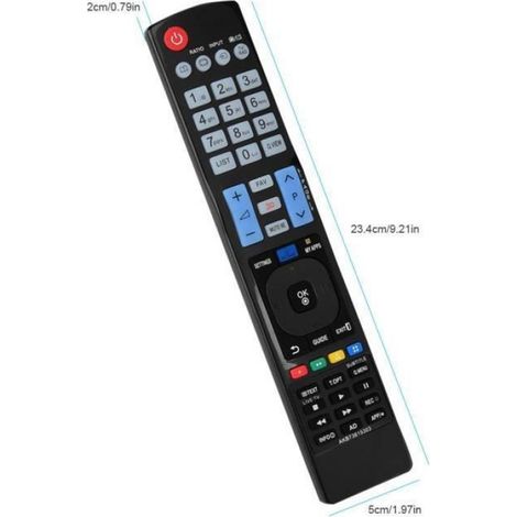 Télécommande Universelle - LG - AKB73615303 - Faible consommation - Longue portée - Design ergonomique (1/4)