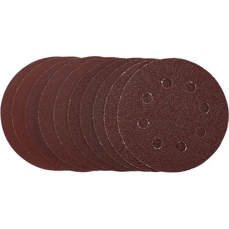 Premium 115mm Hook & Loop Sanding Discs Set – Assorted Grit, Pack of 10 by Draper (1/5)
