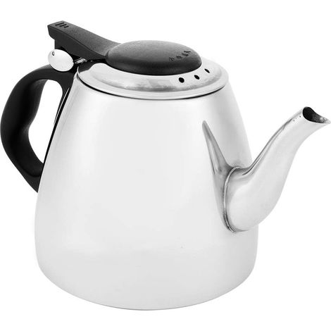 1,2-Liter-Wasserkocher aus Edelstahl – Verstärkter Boden – Hitzebeständiger Griff – Induktions- und Gasherdgeeignet – Für Küche, Büro und Hotel (1/5)