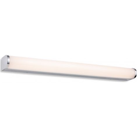 Firstlight Bravo Applique Murale LED pour Salle de Bain - 600mm Chrome avec Diffuseur Opale IP44 (1/2)