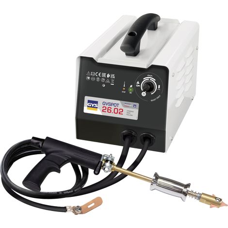 GYS – Poste à souder MMA 2600 A – Monophasé 230 V – Réglage d'intensité – Compatible avec SPOTTER BOX 2600