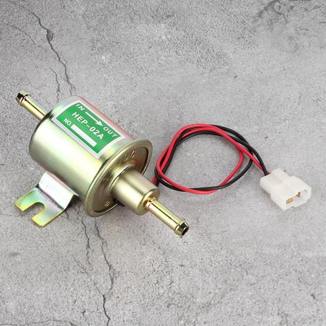 Universelle 12V elektrische Kraftstoffpumpe, Niederdruck, Schraubmontage, Benzin Diesel HEP-02A, direkter Ersatz, zuverlässiger Durchfluss. (1/5)