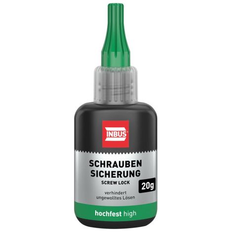 Frein de vis haute résistance. vert. 20g INBUS® Vis à haute résistance. (Par 12) (1/3)