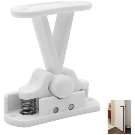 Support de Porte de Caravane, Retenue De Porte Caravane en Plastique, Butée de Porte Silencieuse Amovible, Bloc Porte Pratique pour Remorque Camper (1/5)