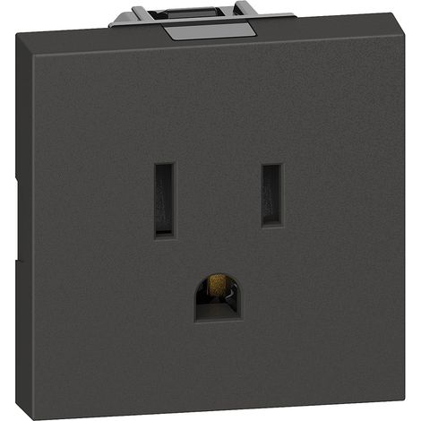 Bticino Presa standard americano nera Living Now kg4129