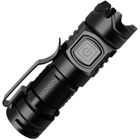 Kompakte LED-Taschenlampe mit USB-Ladefunktion und 3 Dimmstufen, geeignet für Katastrophenschutz, Stromausfälle, Notfälle, Camping, Bergsteigen und Nachtangeln. (1/4)