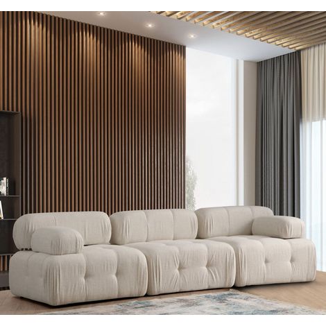 Modulares Sofa 3-Sitzer-Doblo-Creme