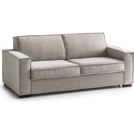 Talamo Italia Festes Sofa Carol, 2-Sitzer-Sofa, 100% Made in Italy, Wohnzimmersofa aus Stoff, mit schmalen Armlehnen, Cm 160x95h90, Turteltaube