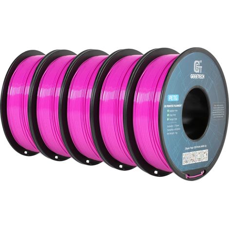 Filament d'impression 3D, PETG durable, facile à utiliser, Rose