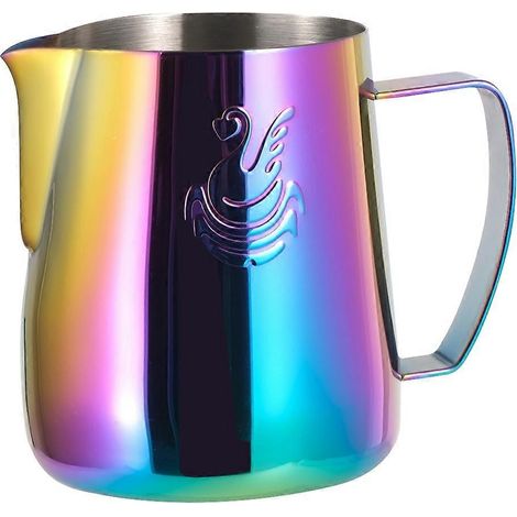 400 ml Milchaufschäumer aus Edelstahl – Kaffeekännchen für cremigen Schaum, Barista-Becher, Zubehör für Cappuccino und Latte (1/5)