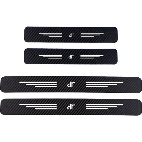 (Rouge carbone,pour DR) Autocollant de protection de seuil de porte en fibre de carbone pour DR Motors DR Zero DR1 CityVan DR30 40 50 60 70 F35 Accessoires auto (1/3)