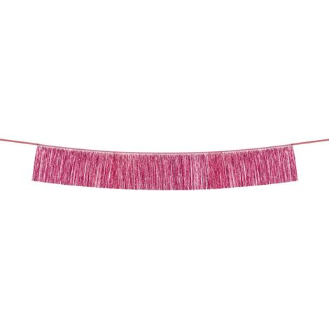 Frangia di ghirlanda, rosa (1/3)