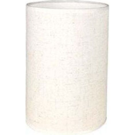 Paar handgefertigte zylindrische Lampenschirme aus Leinen für Tisch-, Pendel- und Stehlampen (Weiß, 14 cm Durchmesser x 20 cm Höhe) - RAPANDA (1/5)