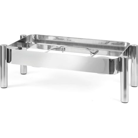 Cadre Madeira De Luxe pour plat de service à induction GN 1/1 avec couvercle en verre - Finedine (1/3)